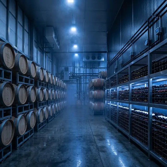 Temperature-controlled commercial walk-in storage